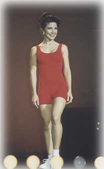 Mrs Ohi in her aerobic wear